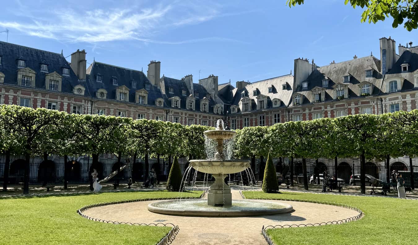 A sunny day exploring off the beaten path in Paris, France